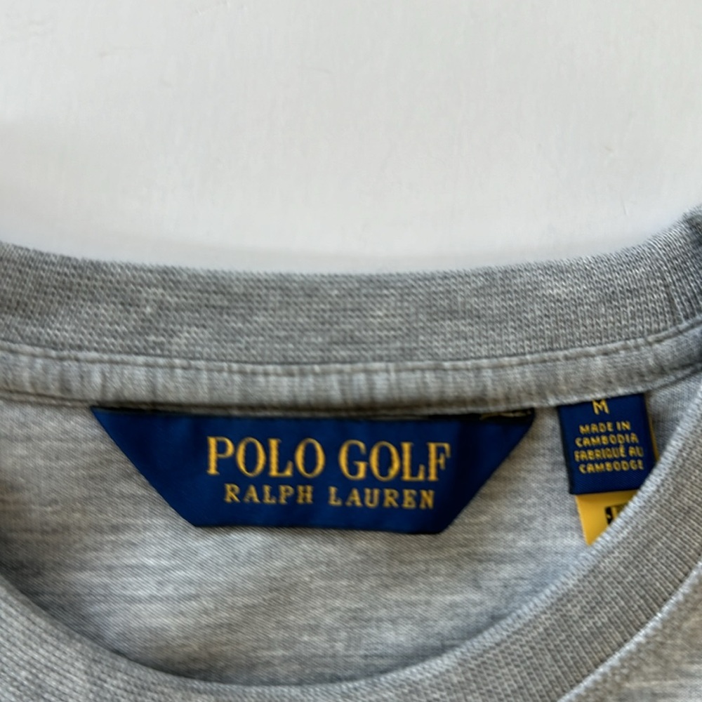Polo by Ralph Lauren Gray Sweatshirt with Blue Graphic - Picture 7 of 9